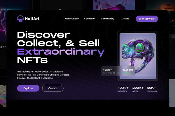 HalfArt NFT Marketplace